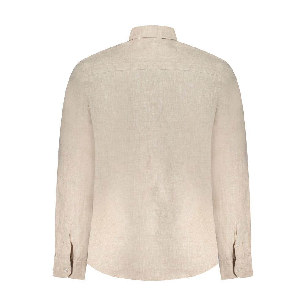 North Sails Beige Linen Shirt NO-38899-M