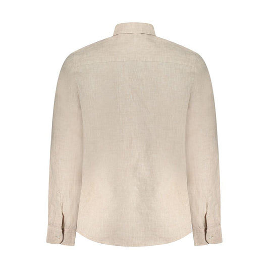 North Sails Beige Linen Shirt NO-38899-M