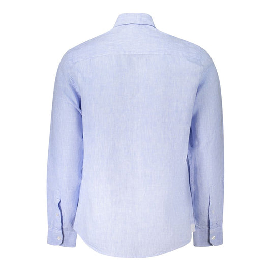 North Sails Blue Linen Shirt NO-38908-L