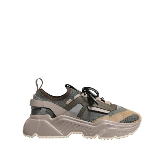 Dolce & Gabbana Multicolor Daymaster Low Top Sneakers Shoes MV7440-42