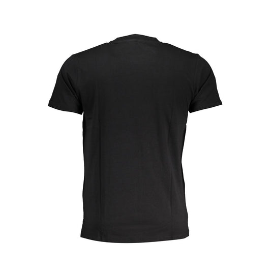 Cavalli Class Black Cotton T-Shirt CA-28586-L
