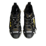 Dolce & Gabbana Black Lace Up Low Top NS1 Sneakers Shoes MV7471-41.5
