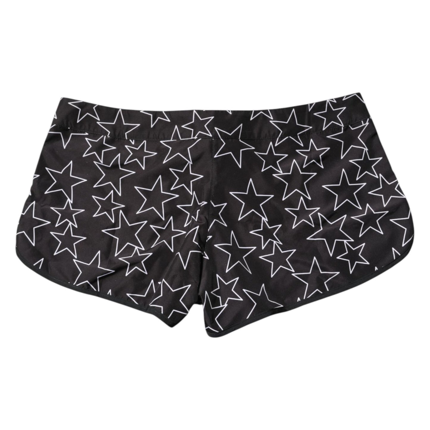 Dolce & Gabbana Black Star Print Beachwear Shorts Swimwear