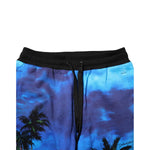 Dolce & Gabbana Blue Hawaiian Print Jogger Sweatpants Pants PAN76249-48