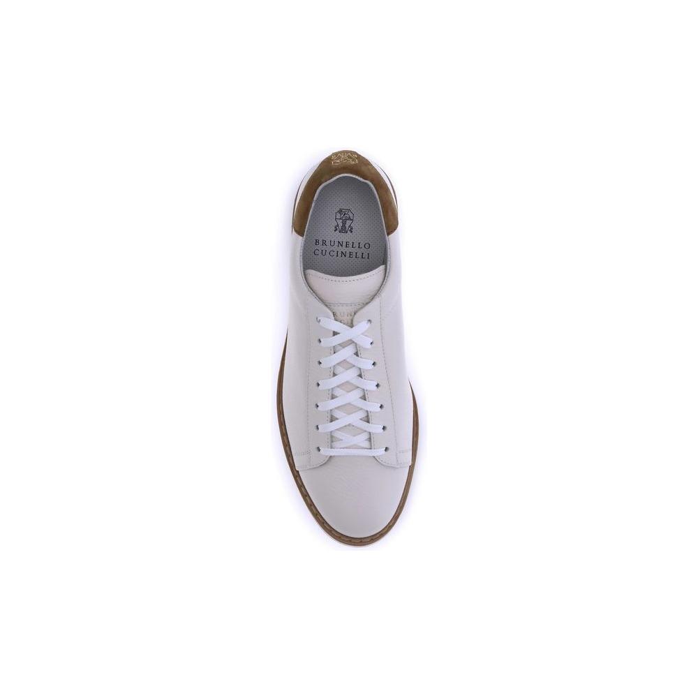 Brunello Cucinelli Leather Sneakers BR-MZUALVL229CLT57-EU40/US7