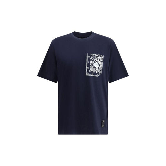 Fendi T-Shirt with bandana print pocket FE-FY0936AV0PF0QA2-S