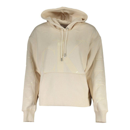 Calvin Klein Beige Cotton Sweater CA-2226-XS