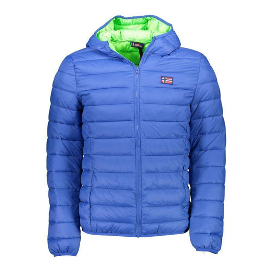 Norway 1963 Blue Polyamide Jacket NO-9646-XXL