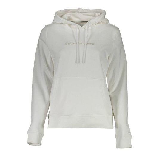 Calvin Klein White Cotton Sweater CA-10532-L