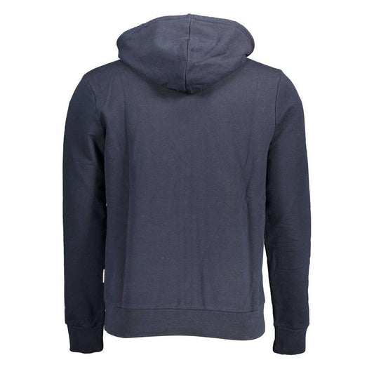 Napapijri Blue Cotton Sweater NA-11819-XXL