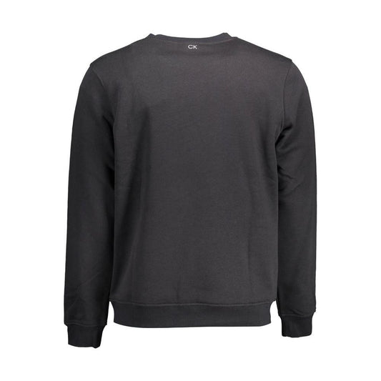 Calvin Klein Black Cotton Sweater CA-12224-XL