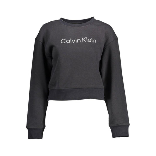 Calvin Klein Black Cotton Sweater CA-12223-XL