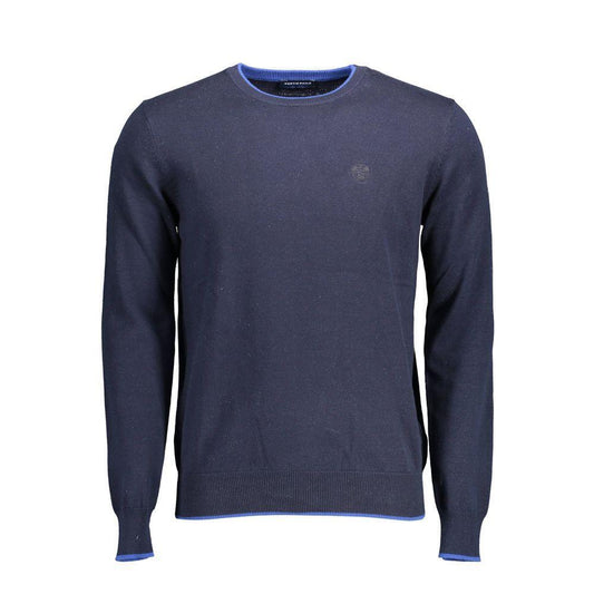 North Sails Blue Cotton Sweater NO-12577-XXL