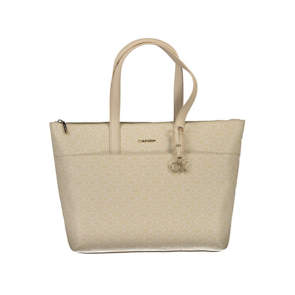 Front view with bag zipped and handles upright.