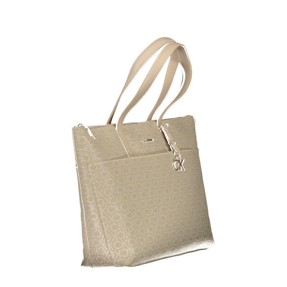 Front view with bag zipped and handles upright.