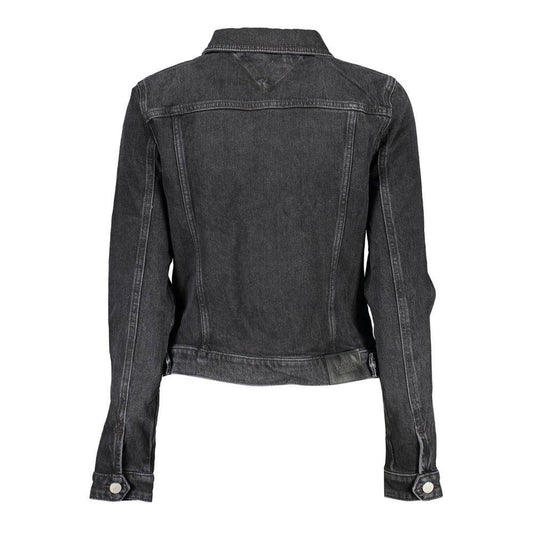 Tommy Hilfiger Black Cotton Jackets & Coat TO-14126-S