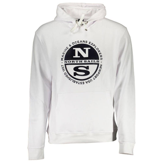 North Sails White Cotton Sweater NO-16059-XXL