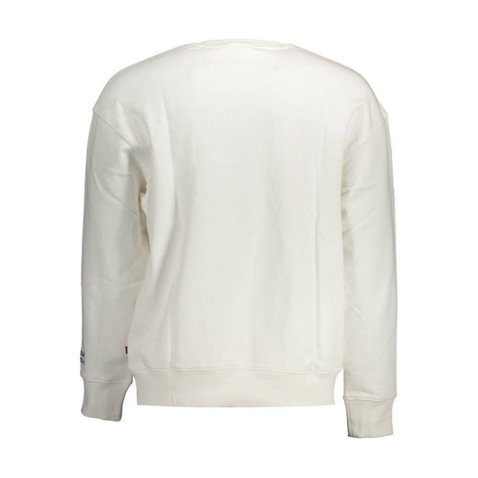Levi's White Cotton Sweater LE-16125-M