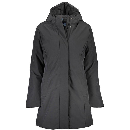 North Sails Black Polyester Jackets & Coat NO-16412-XS