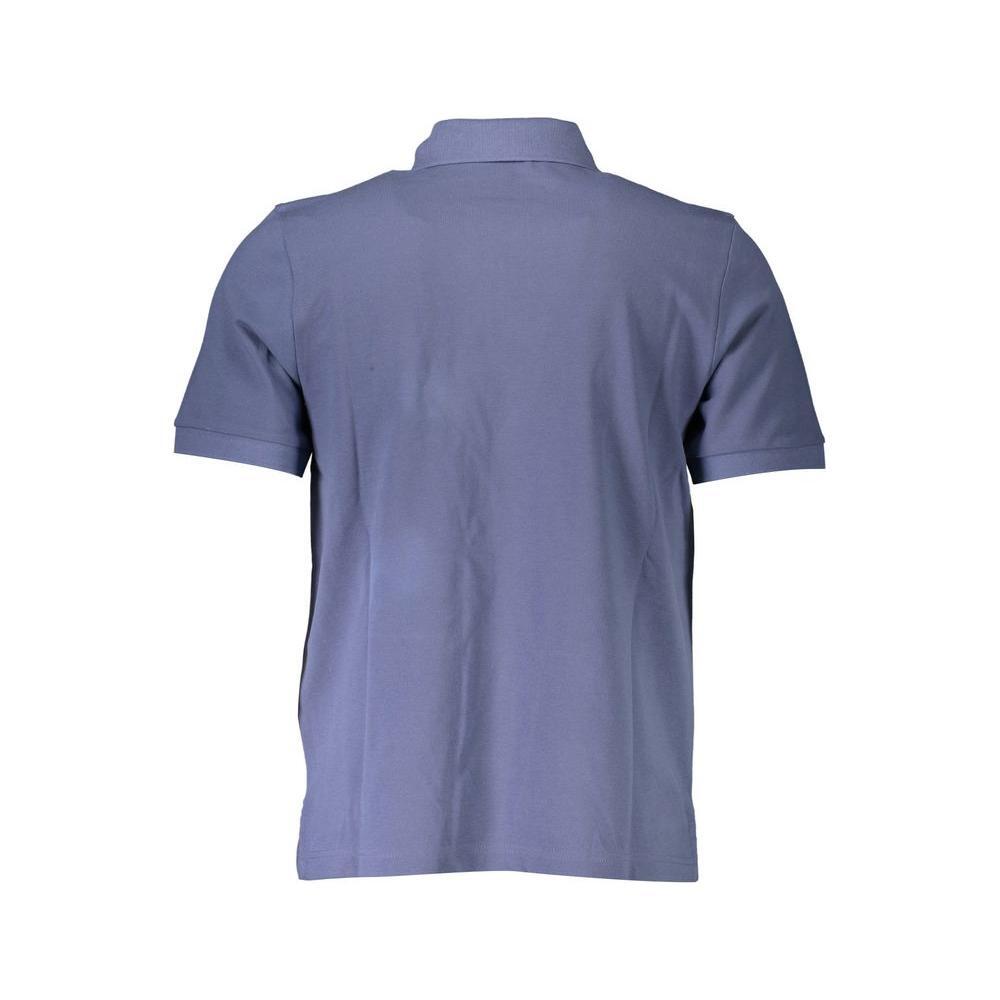 North Sails Blue Cotton Polo Shirt NO-17674-M