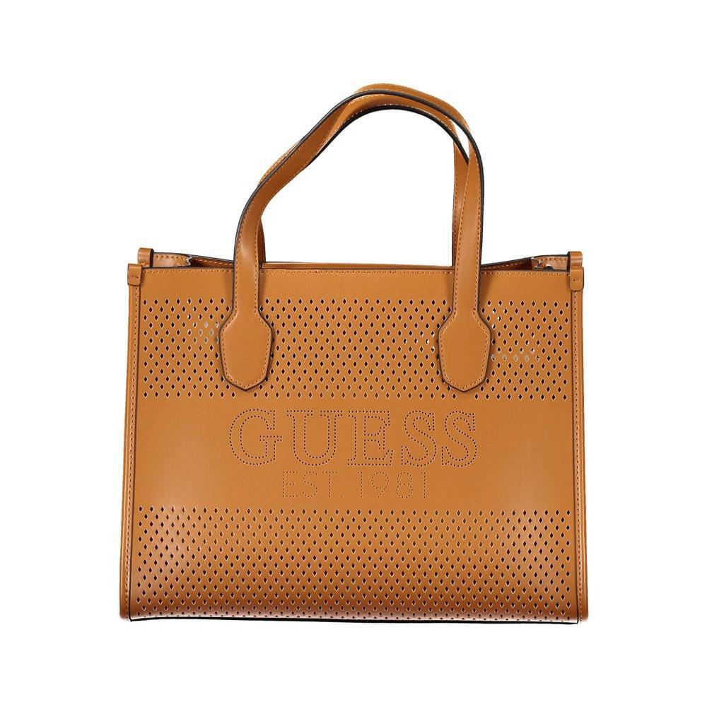 Front view with bag zipped and handles upright.