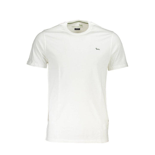 Harmont & Blaine White Cotton T-Shirt HA-18521-L