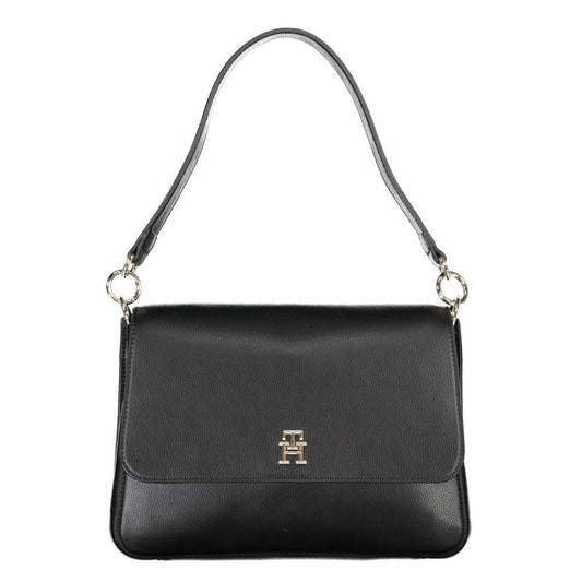 Tommy Hilfiger Black Polyester Handbag TO-20448