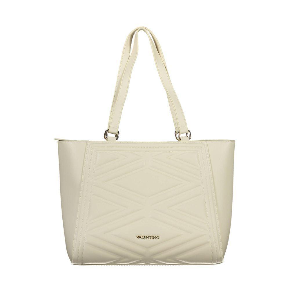 Front view with bag zipped and handles upright.