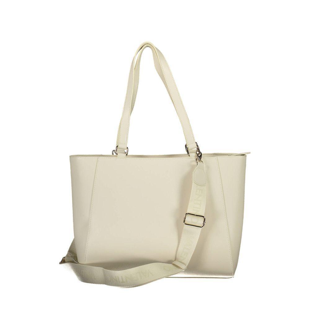 Front view with bag zipped and handles upright.