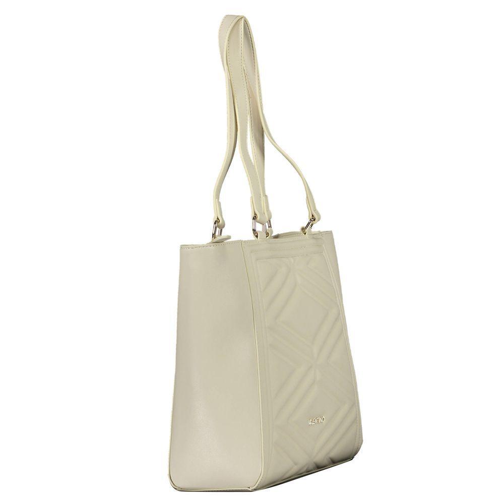 Front view with bag zipped and handles upright.