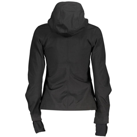 K-WAY Black Polyester Jackets & Coat KW-22222-S
