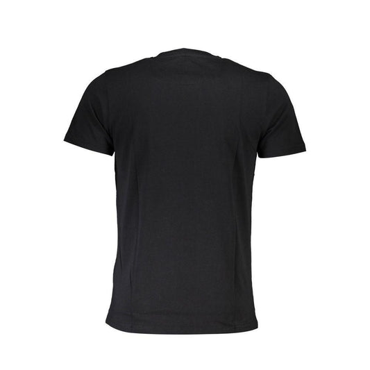 Cavalli Class Black Cotton T-Shirt CA-22315-M