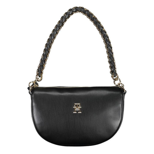 Tommy Hilfiger Black Polyethylene Handbag TO-26311
