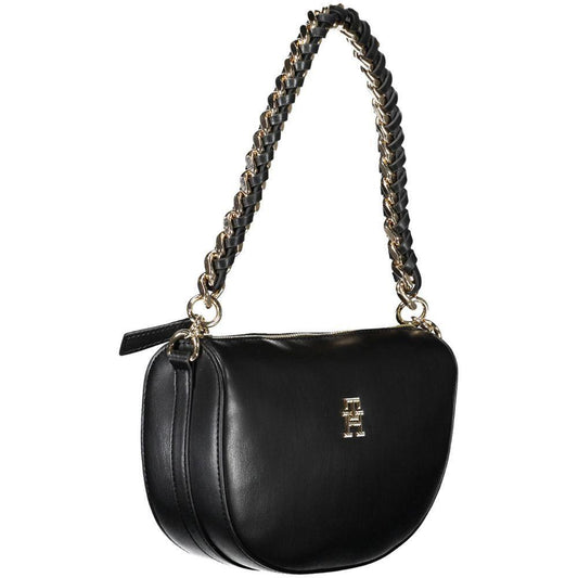 Tommy Hilfiger Black Polyethylene Handbag TO-26311