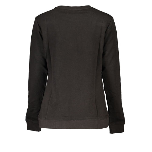 Cavalli Class Black Cotton Sweater CA-26720-XS