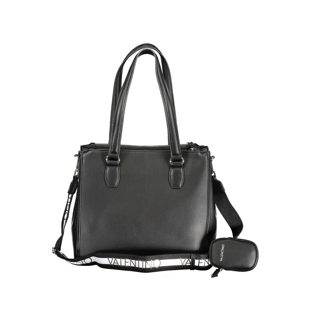 Front view with bag zipped and handles upright.