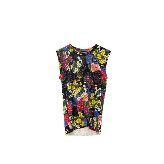 Dolce & Gabbana Black Cashmere Tank Top DO-9608676-IT38|XS