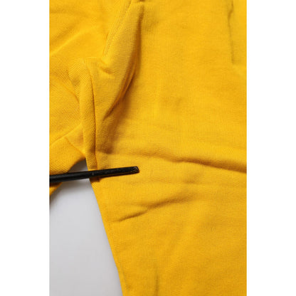 Dolce & Gabbana Yellow Cotton Sweatpant Jogger Trouser Pants
