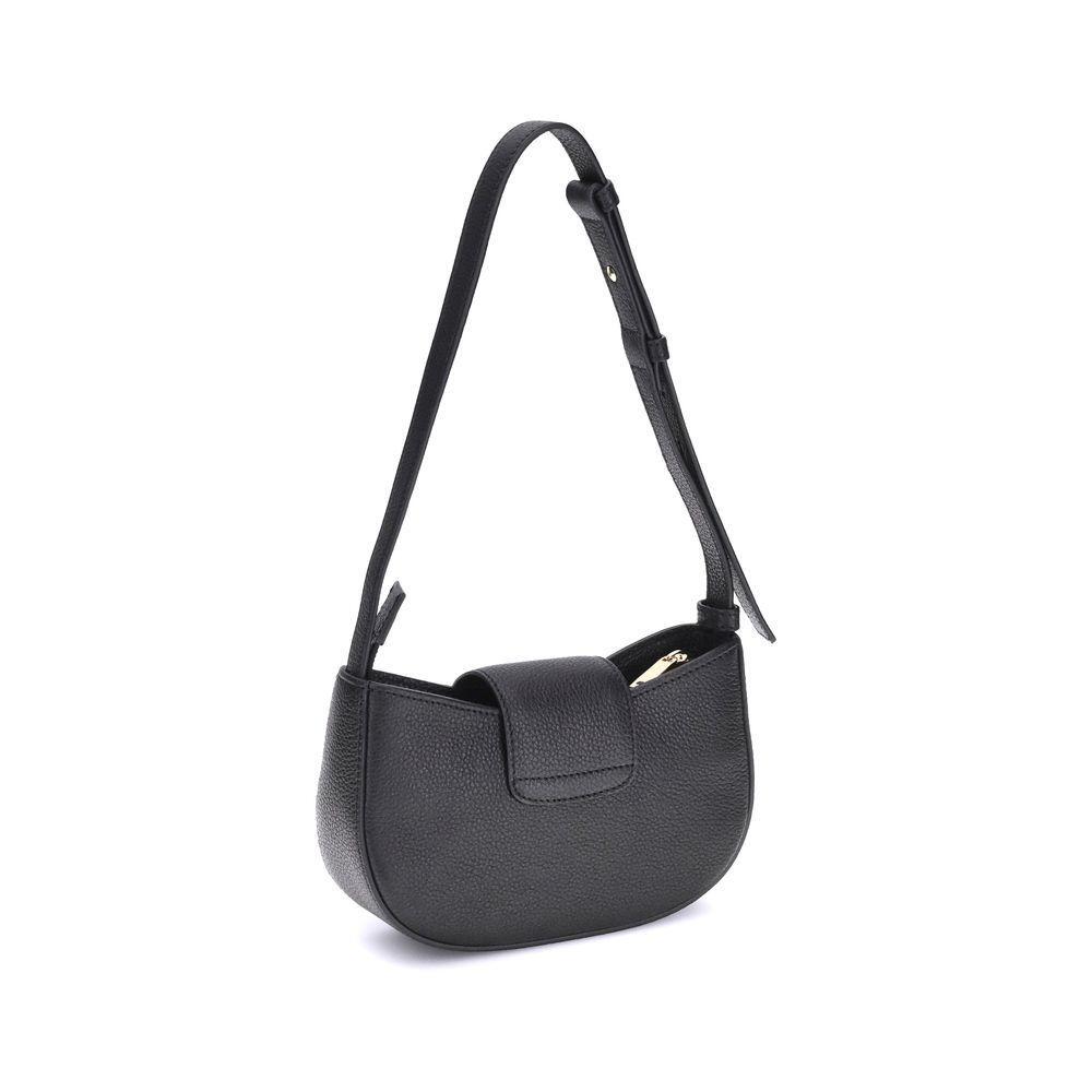 Front view with bag zipped and handles upright.