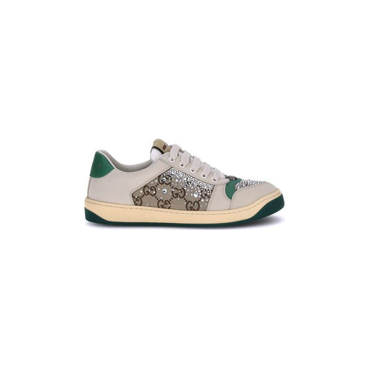 Gucci Rhinestone Screener Sneakers