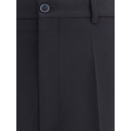 Balenciaga Black Viscose Dress Pants