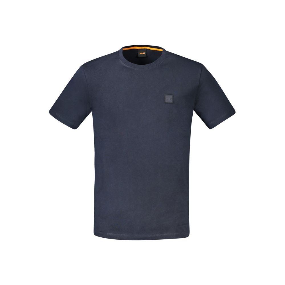 Hugo Boss Blue Cotton Men T-Shirt BO-33102-S