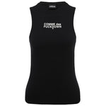 Comme Des Fuckdown Black Cotton Tops & T-Shirt CO-15704-XS