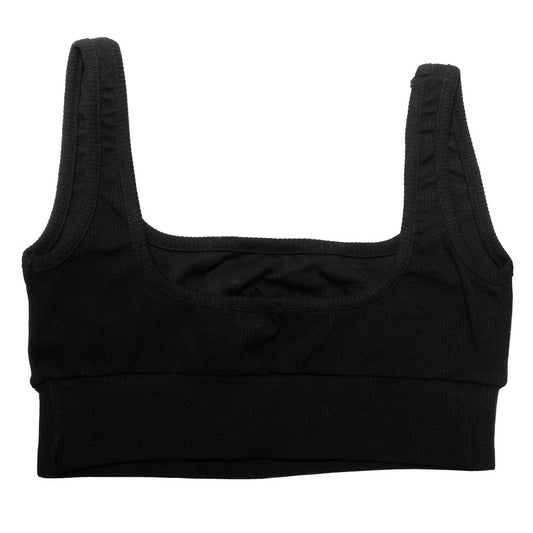 Comme Des Fuckdown Black Cotton Tops & T-Shirt CO-15699-IT36|XXS
