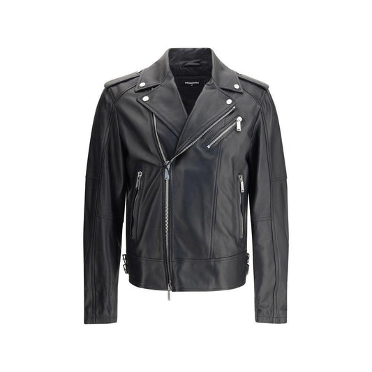 Dsquared² Kiodo leather Jacket DS-S74AM1329SY1491900-IT52 | XL