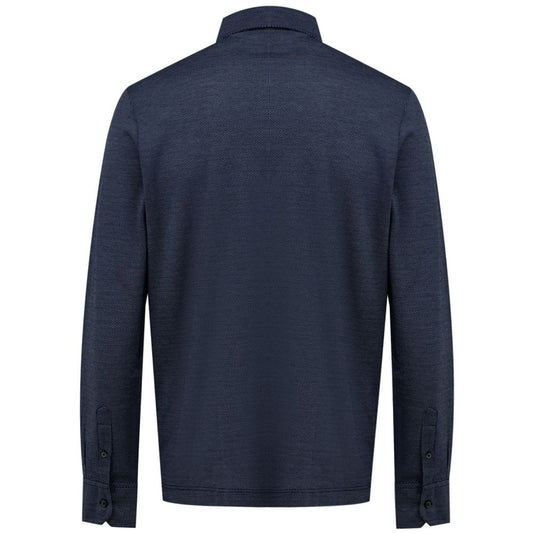 Canali Blue Cotton Shirt CA-8502673-IT50 | L