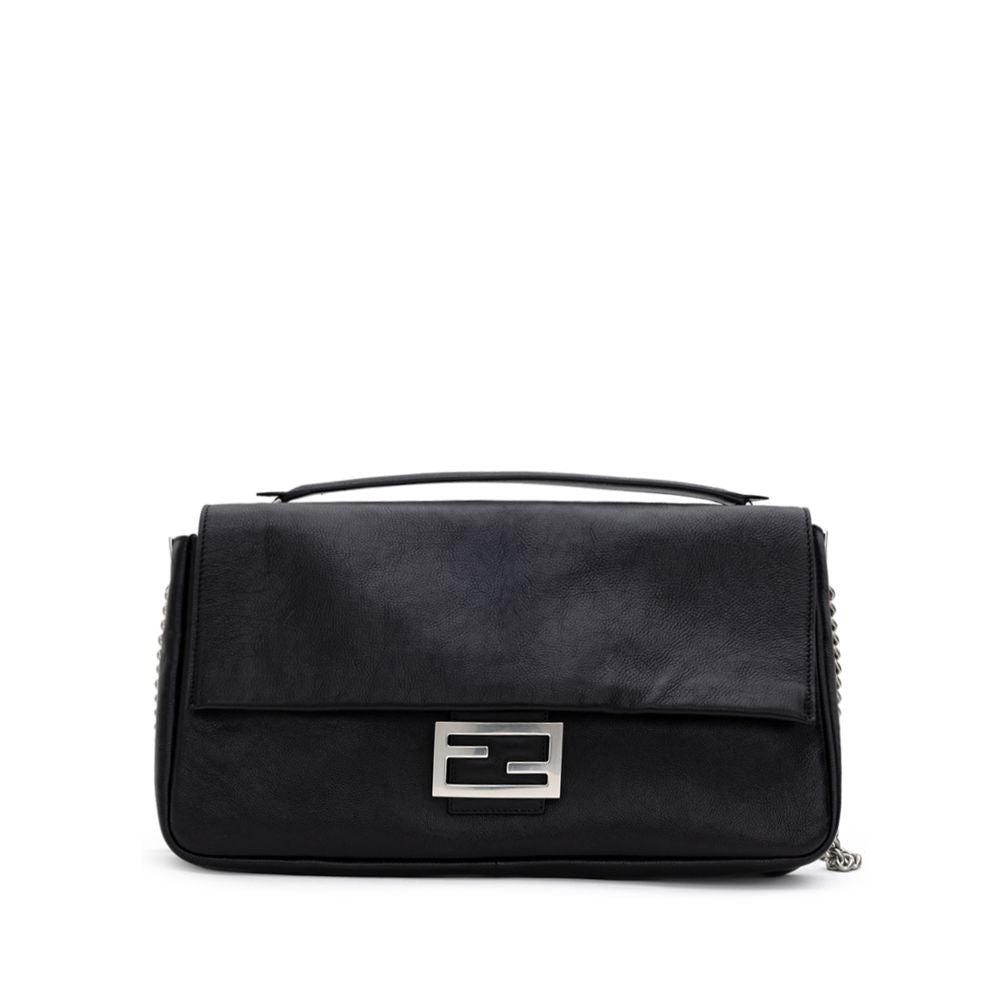 Front view with bag zipped and handles upright.