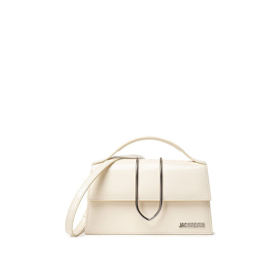 Jacquemus Le Grand Bambino Ivory Leather Shoulder Bag
