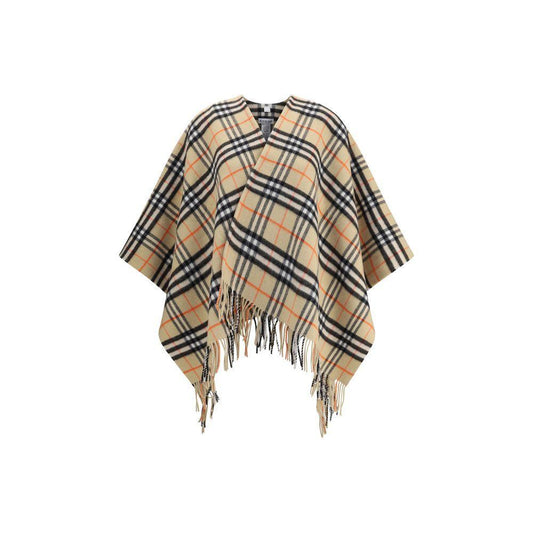 Burberry Archivio Check Cashmere Cape BU-8102992A2021-ONE SIZE