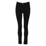 Dolce & Gabbana Black Cotton Logo Skinny MidWaist Denim Jeans